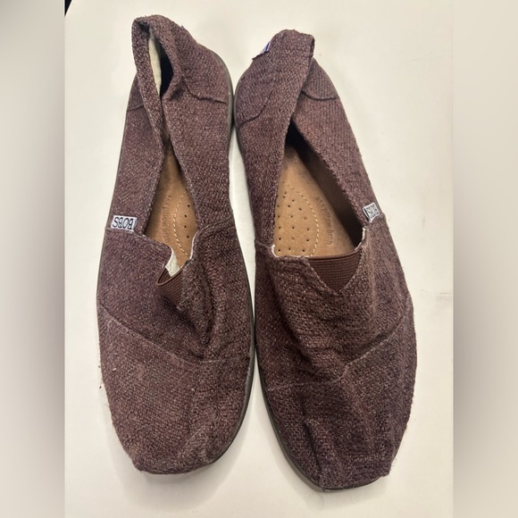 BOBS By Skechers Brown Slip On Womens Shoes Size 8 Loafers - Picture 1 of 4